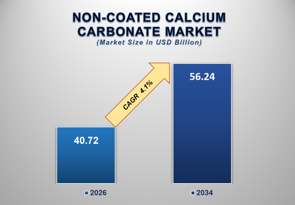 Non-Coated Calcium Carbonate Market Size